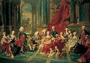 Philip V of Spain and his family, Louis Michel van Loo